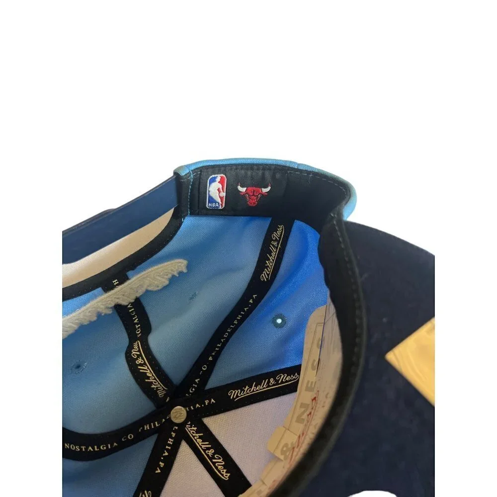 Mitchell and Ness Chicago Bulls Light Blue Cap
